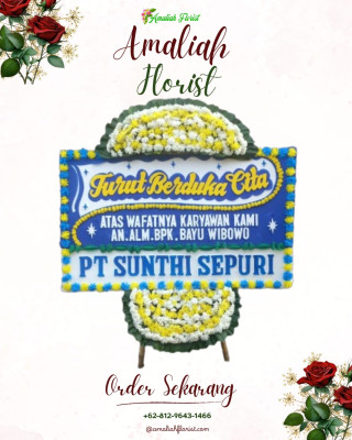 Papan Bunga Duka di Babakan Ciparay