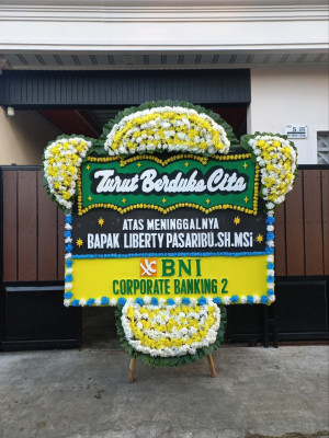 Papan Bunga Duka di Babakan Ciparay