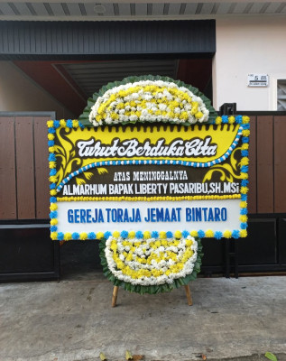 Papan Bunga Duka di Babakan Ciparay
