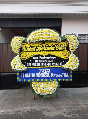 Papan Bunga Duka di Babakan Ciparay